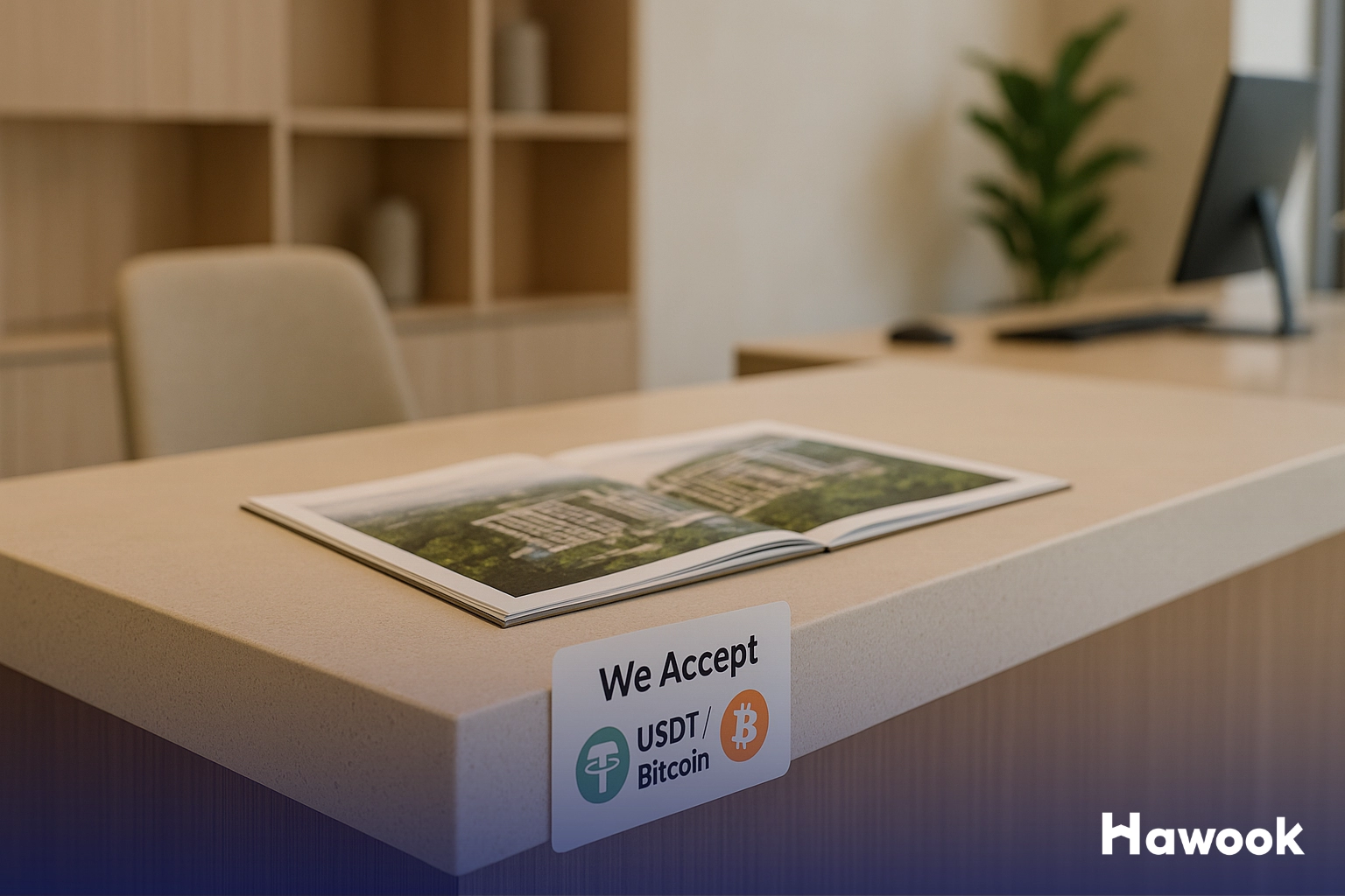 Real estate sales counter in Southeast Asia with USDT and Bitcoin accepted for property payments