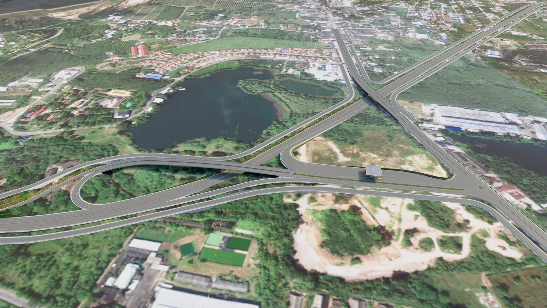 Kathu-Patong Expressway construction project, enhancing Phuket's infrastructure