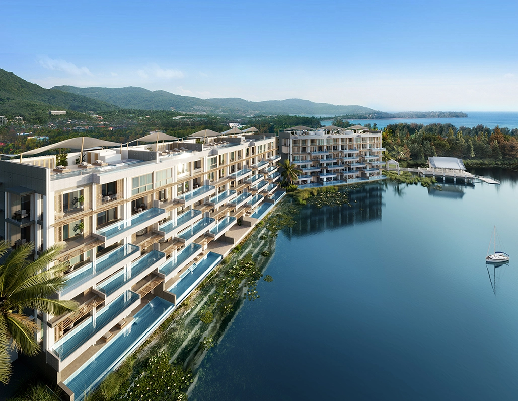📍 Neighborhood Guides | Bangtao Real Estate Guide 2025 | Condos, Villas & ROI Angsana Oceanview residences in Bangtao Phuket with luxury waterfront condos overlooking the lagoon and sea.