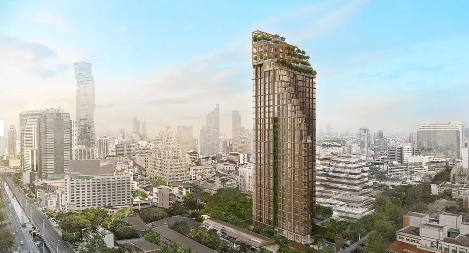 Bangkok city skyline with modern condos representing Thai tax and property investment landscape.