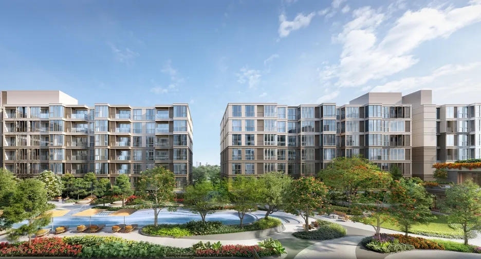 🌏 SEA Market Insights | The Utility Market: Why 85% of Thai Buyers Aren’t Speculators Modern low-rise condominium development in Thailand reflecting the utility market and Thai buyers’ focus on real homeownership.