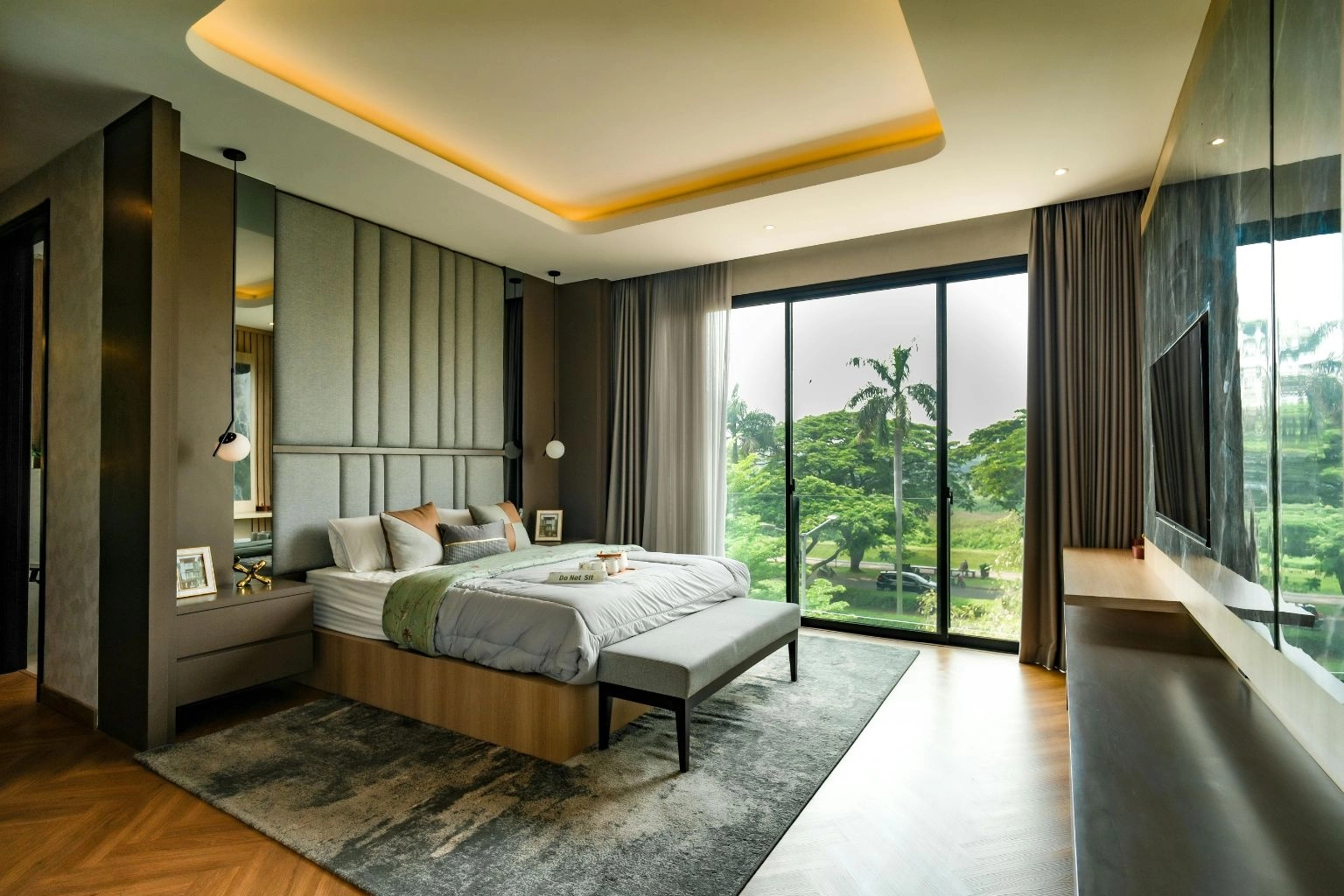 💰 Investing Guides | Rental Yields in Phuket: What Condos and Villas Actually Earn in 2026 Modern condo bedroom in Phuket with large windows, often used for short-term rental yield