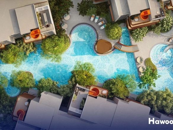 Modern condominium in Thailand often used as part of a long stay visa via real estate investment