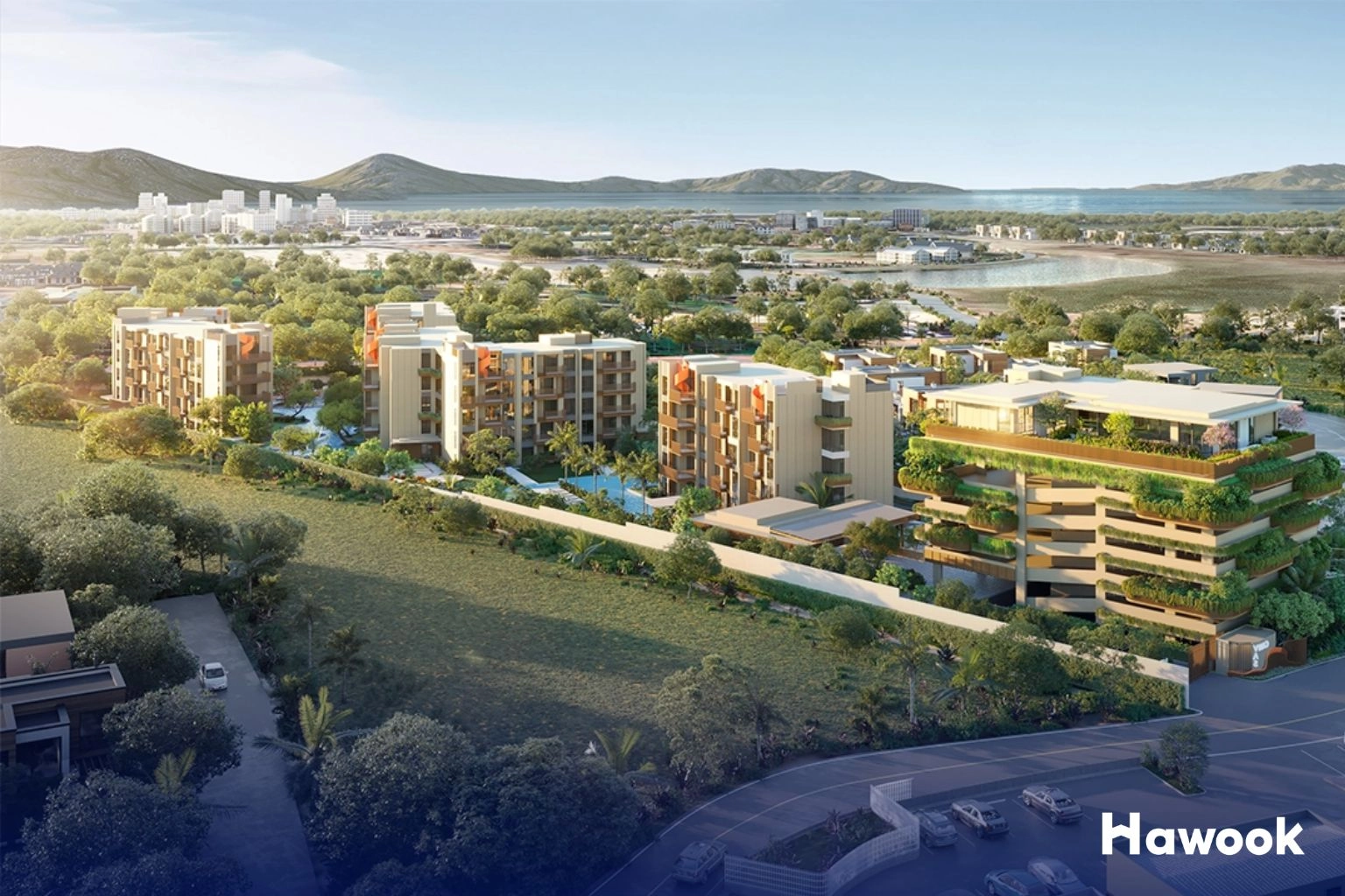 Modern Phuket condo development often sold as leasehold or freehold to foreign buyers