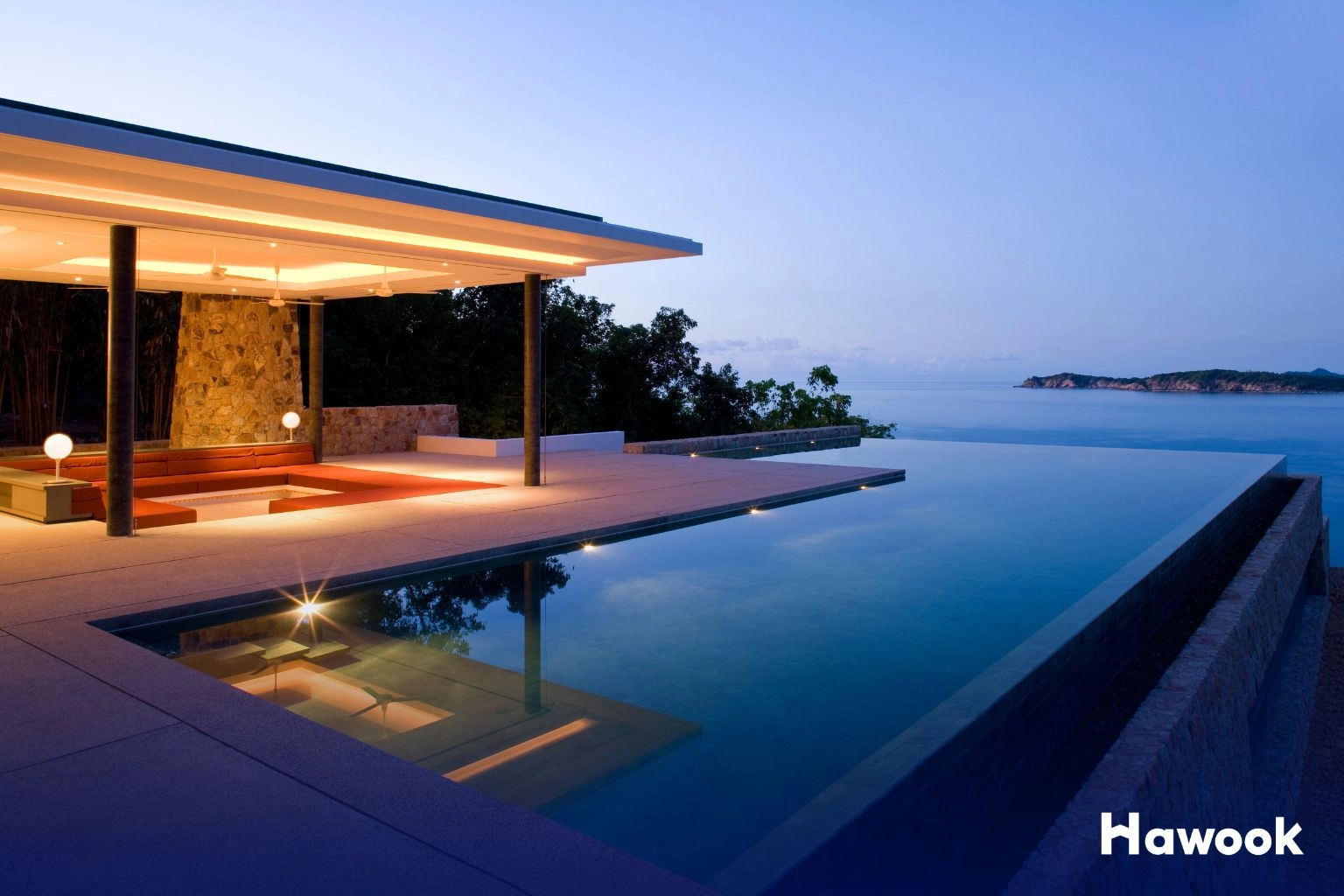 Luxury Phuket villa with infinity pool overlooking the ocean, example of Airbnb pricing strategy property