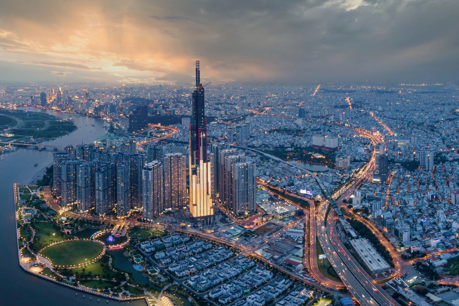 Ho Chi Minh City development skyline showing growth in the Southeast Asia property market