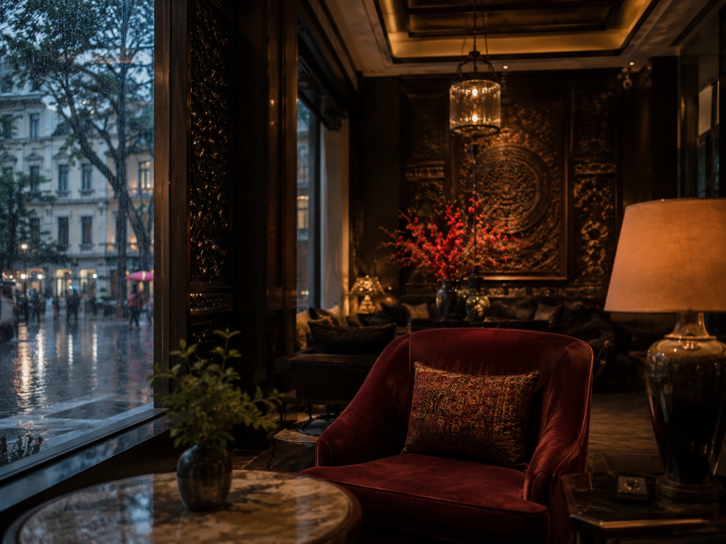 🌏 SEA Market Insights | The Quiet Shift Happening Across Southeast Asia Real Estate Luxury hotel lounge with Southeast Asian-inspired design, premium interiors, and heritage architecture views.